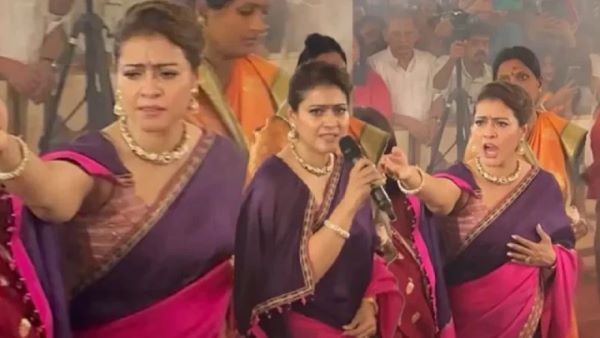 পূজা মণ্ডপে যে কারনে রেগে গেলেন কাজল !