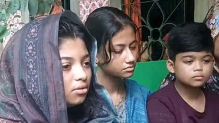 কান্নাজড়িত কণ্ঠে সদ্য বাবাকে হারানো সোহাগের মেয়ে বলেন, ‘আমরা এখন কোথায় গিয়ে দাঁড়াবো?’
