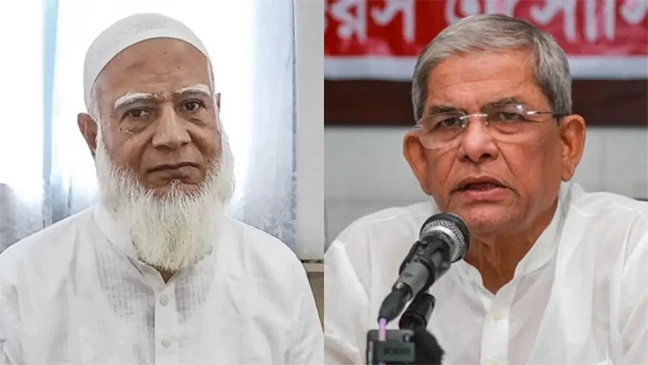 জামায়াত আমিরকে দেখতে হাসপাতালে মির্জা ফখরুল