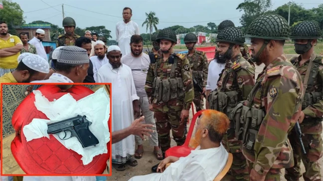 মসজিদে সামনের কাতারে জায়গা না পাওয়ায় পিস্তল নিয়ে হামলার অভিযোগ