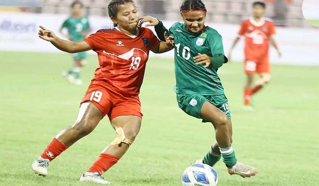 সাগারিকার এক হালিতে বিধ্বস্ত নেপাল, সাফে অপরাজিত চ্যাম্পিয়ন বাংলাদেশ
