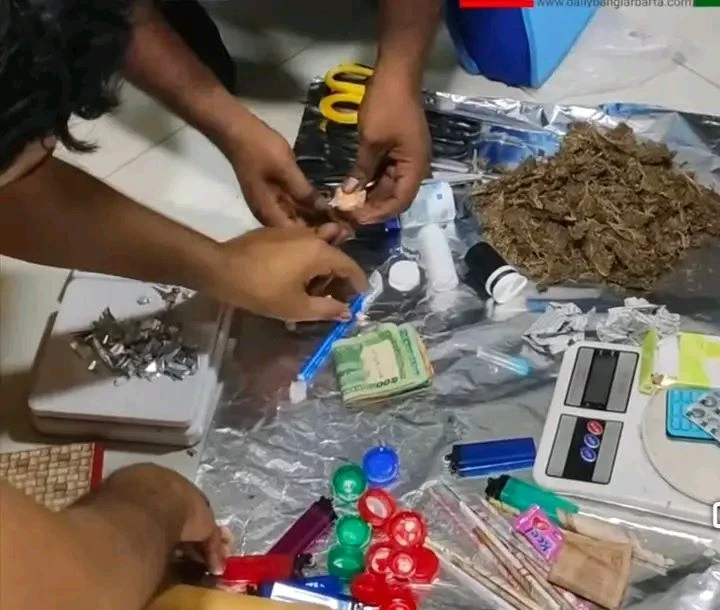 গৌরনদীতে নির্বাহী ম্যাজিষ্ট্র্রেডের মাদকবিরোধী অভিযান