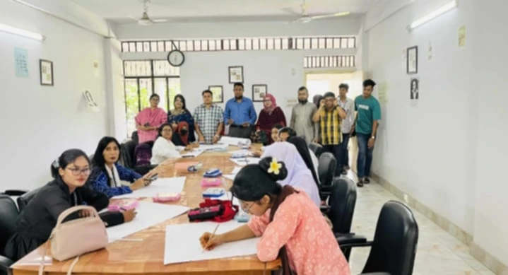 খিলগাঁও মডেল কলেজে ২০২৪ গণআন্দোলনের শহীদ স্মরণে মাসব্যাপী কর্মসূচির সূচনা
