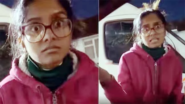 লন্ডনের রাস্তায় ভারতীয় ছাত্রীর কাণ্ড, ভিডিও ভাইরাল