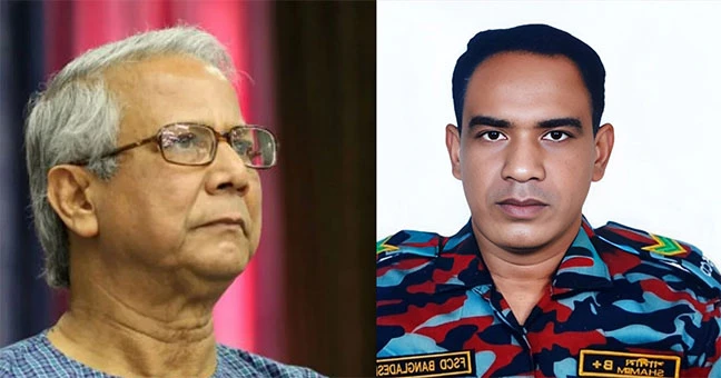 ফায়ার ফাইটার শামীমের মৃত্যুতে প্রধান উপদেষ্টার শোক