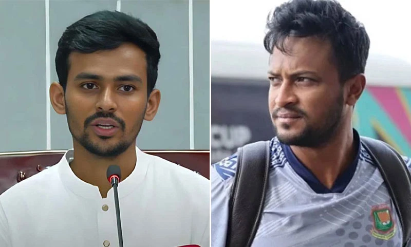 উপদেষ্টা আসিফ  মাহমুদকে জবাব দিলেন সাকিব
