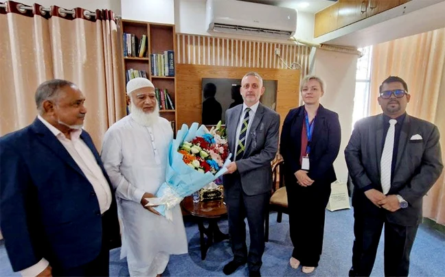 জামায়াত আমিরের সঙ্গে ইইউ রাষ্ট্রদূতের সৌজন্য সাক্ষাৎ