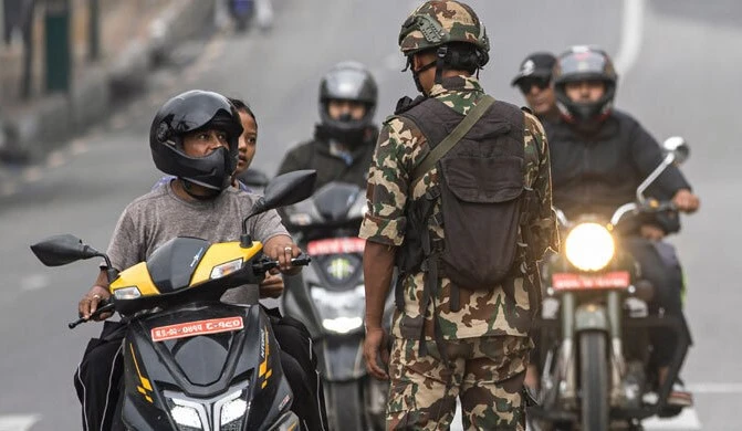 শুক্রবার পর্যন্ত কাঠমান্ডুতে কারফিউ জারি