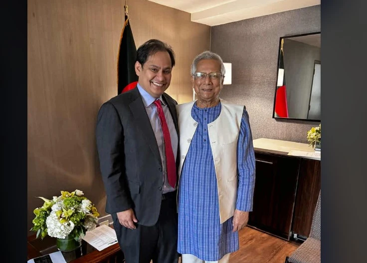 বাংলাদেশে বিনিয়োগে আগ্রহী স্ন্যাপচ্যাটের সাবেক প্রধান কৌশল ইমরান খান, নিউইয়র্কে প্রধান উপদেষ্টা ইউনূসের সঙ্গে সাক্ষাৎ