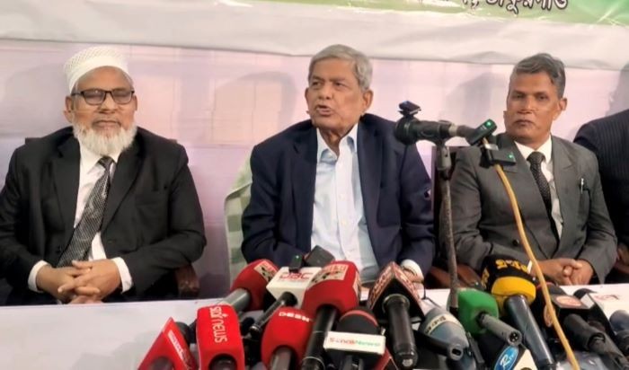 বাংলাদেশ এখন একটা গণতন্ত্রের উত্তরণের পথে যাচ্ছে: ঠাকুরগাঁওয়ে মির্জা ফখরুল 