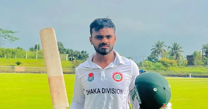 দুর্দান্ত ব‌্যা‌টিং‌য়ে অঙ্কনের শতক, ঘুরে দাঁড়ালো ঢাকা বিভাগ 