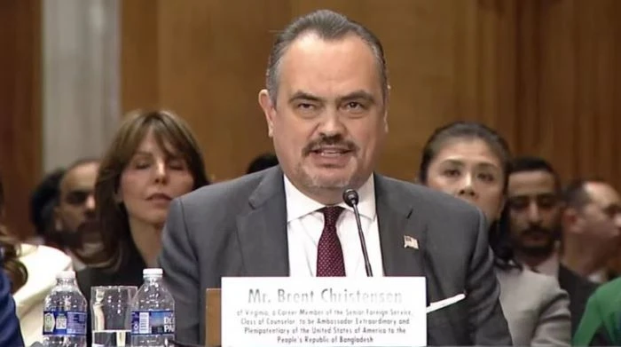 ঢাকায় যুক্তরাষ্ট্রের নতুন রাষ্ট্রদূত হিসেবে ব্রেন্ট ক্রিস্টেনসেনকে সিনেটের অনুমোদন