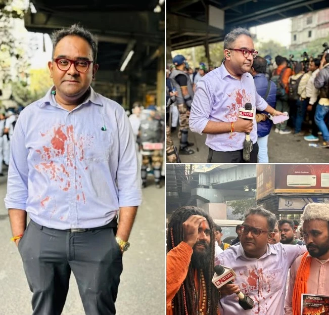 বাংলাদেশবিরোধী বিক্ষোভে কলকাতায় ‘রক্তাক্ত’ ময়ূখ রঞ্জন