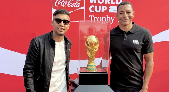 বিশ্বকাপ ট্রফি বাংলাদেশে, স্বপ্নের ছোঁয়ায় জামাল ভুঁইয়া