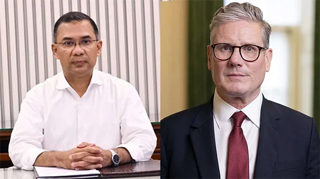 তারেক রহমানকে ব্রিটিশ প্রধানমন্ত্রী কিয়ার স্টারমারের অভিনন্দন