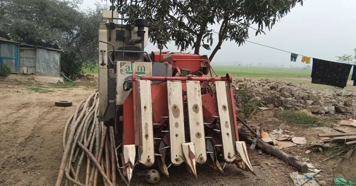 সুনামগঞ্জে ধান কাটার ৪০০টি মেশিন বিকলে কৃষকদের দুশ্চিন্তা