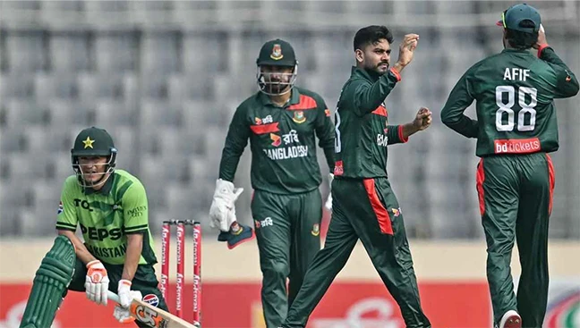 পাকিস্তানকে ২৭৪ রানে আটকে দিলো বাংলাদেশ