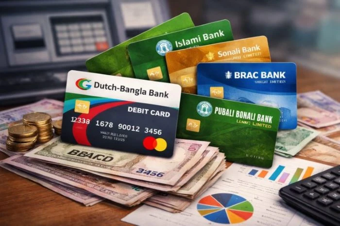 ডেবিট কার্ডের বাজারে এগিয়ে যে পাঁচটি ব্যাংক