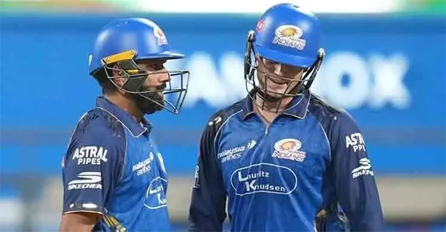 রানবন্যার ম্যাচে কেকেআরকে হারিয়ে দাপুটে জয় মুম্বাইয়ের