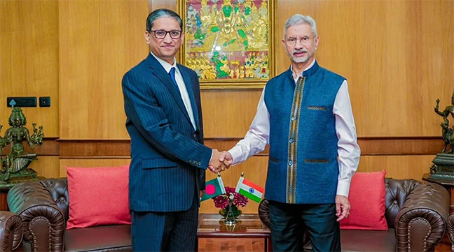 বাংলাদেশ–ভারত সম্পর্ক শক্তিশালী করতে জয়শঙ্কর–রিয়াজ বৈঠক