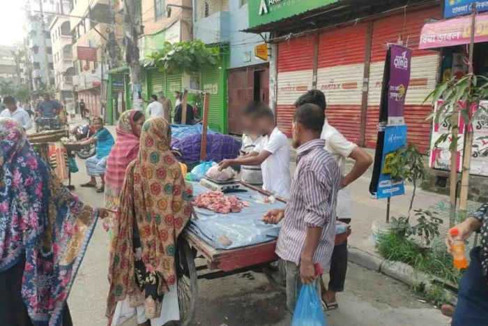 ৬৫০ টাকা কেজি দরে কোরবানির মাংস বিক্রি
