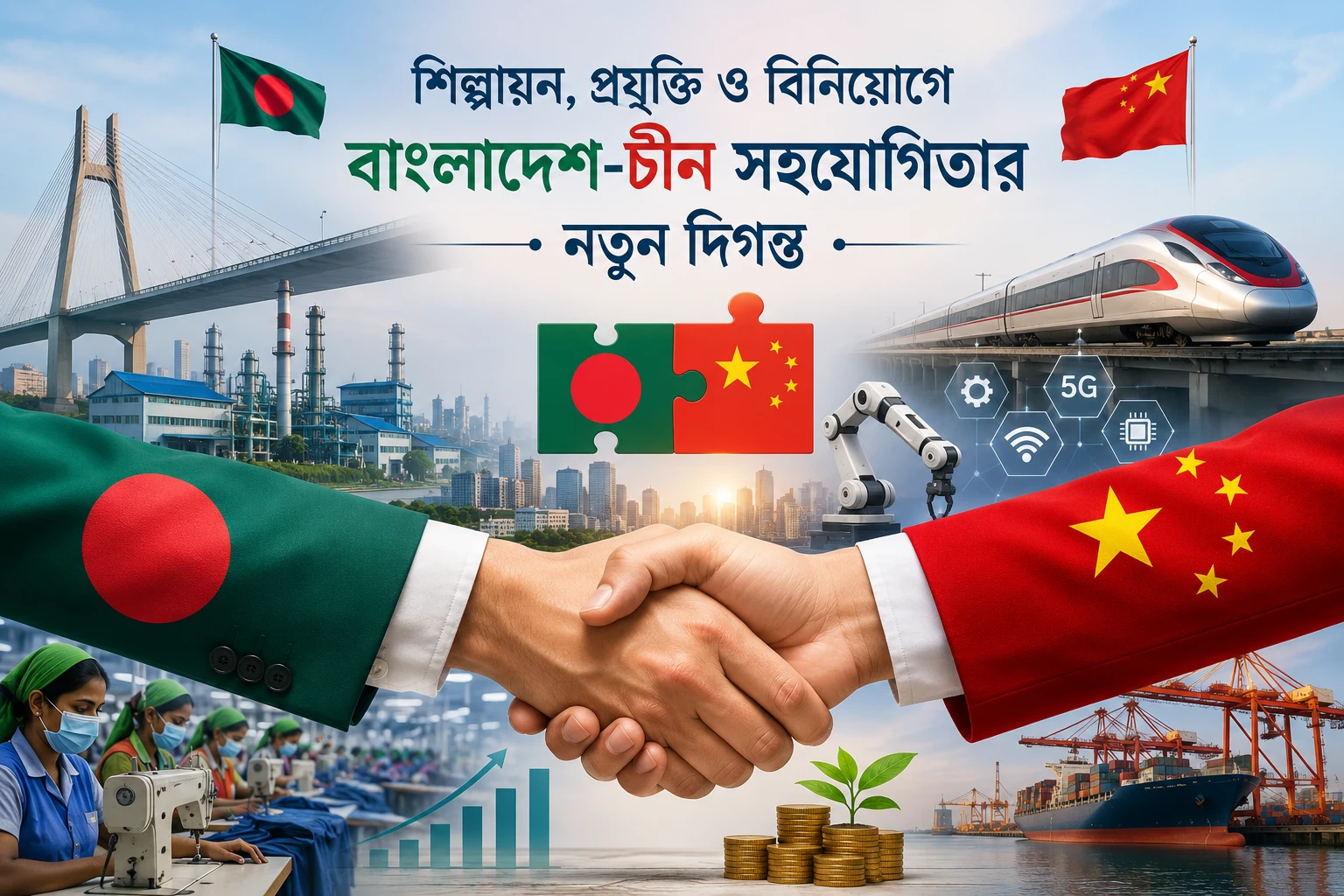 শিল্পায়ন, প্রযুক্তি ও বিনিয়োগে বাংলাদেশ-চীন সহযোগিতার নতুন দিগন্ত