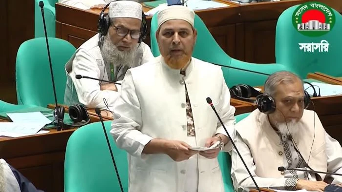 ‘জনবান্ধব নয়, গরিবের ওপর বাড়তি চাপ সৃষ্টিকারী বাজেট : সংসদে জামাতেরব রফিকুল ইসলাম খান