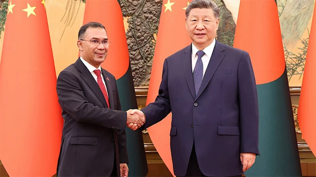 বাংলাদেশ-চীনের যৌথ ঘোষণা: কৌশলগত সম্পর্ক আরও গভীর করার অঙ্গীকার