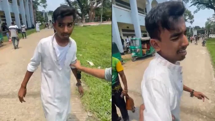 থানায় রক্ষা পেলেও ডিসি অফিসে মার খেলেন বৈষম্যবিরোধী নেতা মাহাদী