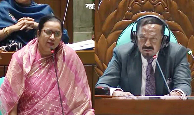 ‘২ মিনিটে শেষ করেন, বাকি কথা টকশোতে বলবেন’, নিলোফার চৌধুরী মনিকে স্পিকার (ভিডিও)