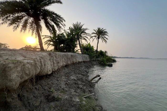 বাউফলে টানা বৃষ্টি-নদীভাঙনের দ্বিগুণ আঘাত, কৃষকের চোখে অনিশ্চয়তার ছাপ