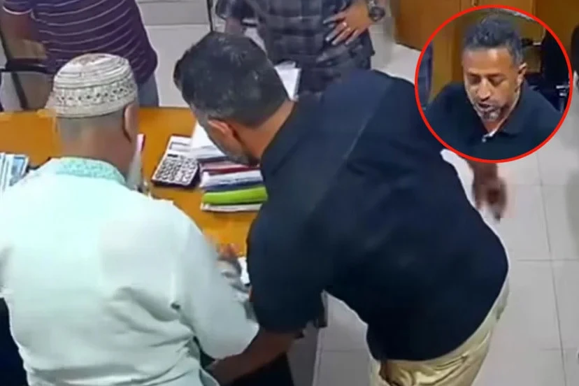 ব্যবসায়ীর অ.ণ্ডকোষ চেপে চেক-স্ট্যাম্পে স্বাক্ষর আদায়, সিসিটিভি ফুটেজ ভাইরাল