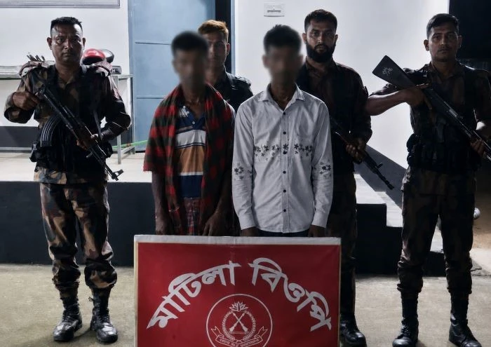 ঝিনাইদহ সীমান্তে ২ বাংলাদেশি আটক 