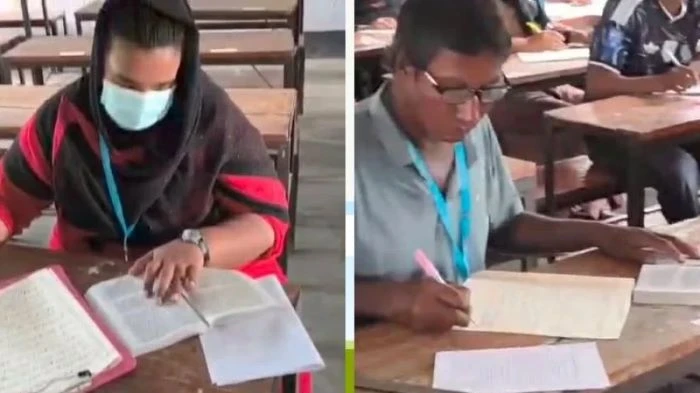 পরীক্ষার হলে বই দেখে নকল, ভিডিও করায় সাংবাদিকদের ওপর হামলা