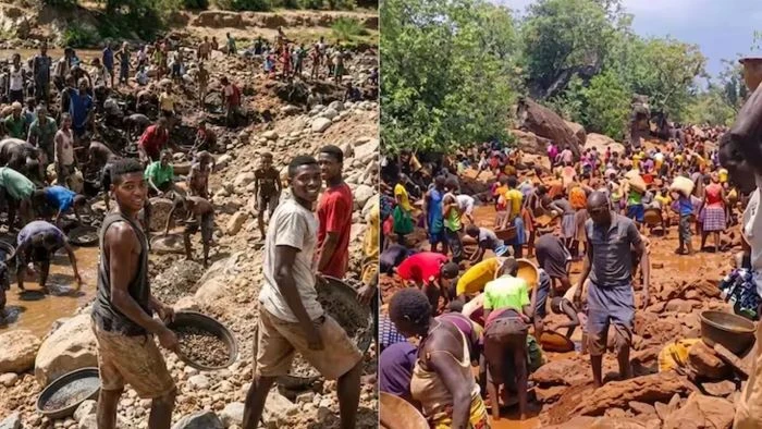 নদীর বালুতে সোনা খুঁজতে কেনিয়ার গ্রামে ছুটছেন হাজারো মানুষ