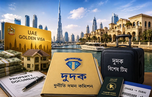 গোল্ডেন ভিসায় সম্পদের পাহাড়, দুবাই যেতে প্রস্তুত দুদকের বিশেষ টিম