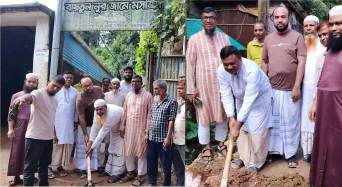 কক্সবাজারে পৌরসভার অর্থায়নে ৪টি রাস্তা নির্মাণ শুরু