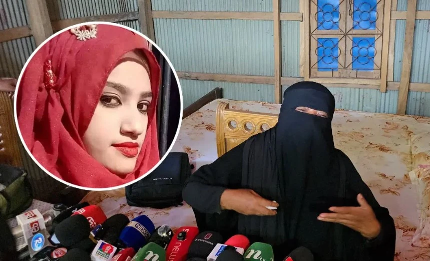 নুসরাত হত্যা: রায়ে সন্তোষ প্রকাশ করেছেন মা, পরিবারের নিরাপত্তা দাবি