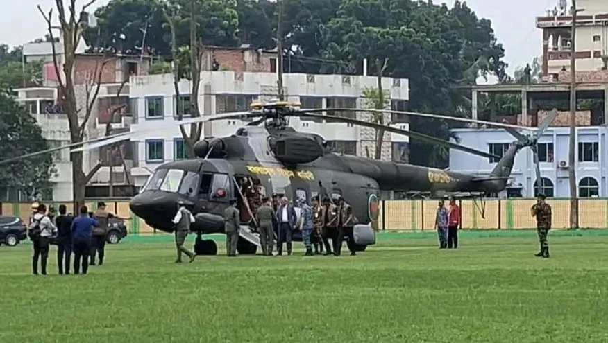 ঠাকুরগাঁওয়ে পৌঁছেছেন রাষ্ট্রপতি মির্জা ফখরুল