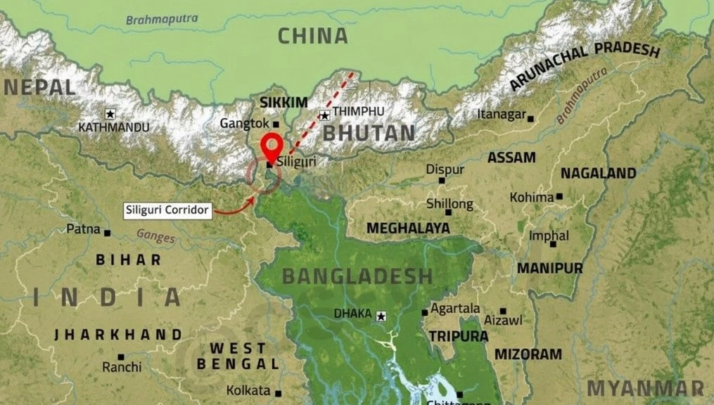 ‘চিকেনস নেক’ ঘিরে ২ হাজার কোটি রুপির মহাসড়ক বানাচ্ছে ভারত