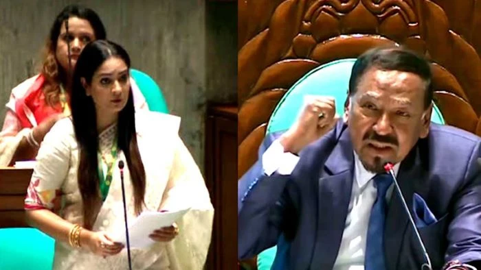 ফোনে কথা বলায় সংসদে নিপুনকে সতর্ক করলেন স্পিকার, লবিতে গিয়ে কথা বলার নির্দেশ