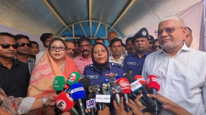 দুর্গাপূজার নিরাপত্তায় কাজ করবে কুইক রেসপন্স টিম : এসপি শামীমা পারভীন