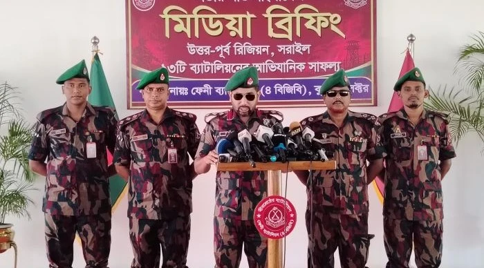 বিজিবি সরাইল রিজিয়নে ১০ মাসে ৯৫৭ কোটি টাকার মাদক ও চোরাচালান পণ্য জব্দ, আটক ৩৩৩